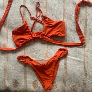 Tularosa Bikini Set in Soft Clay Orange